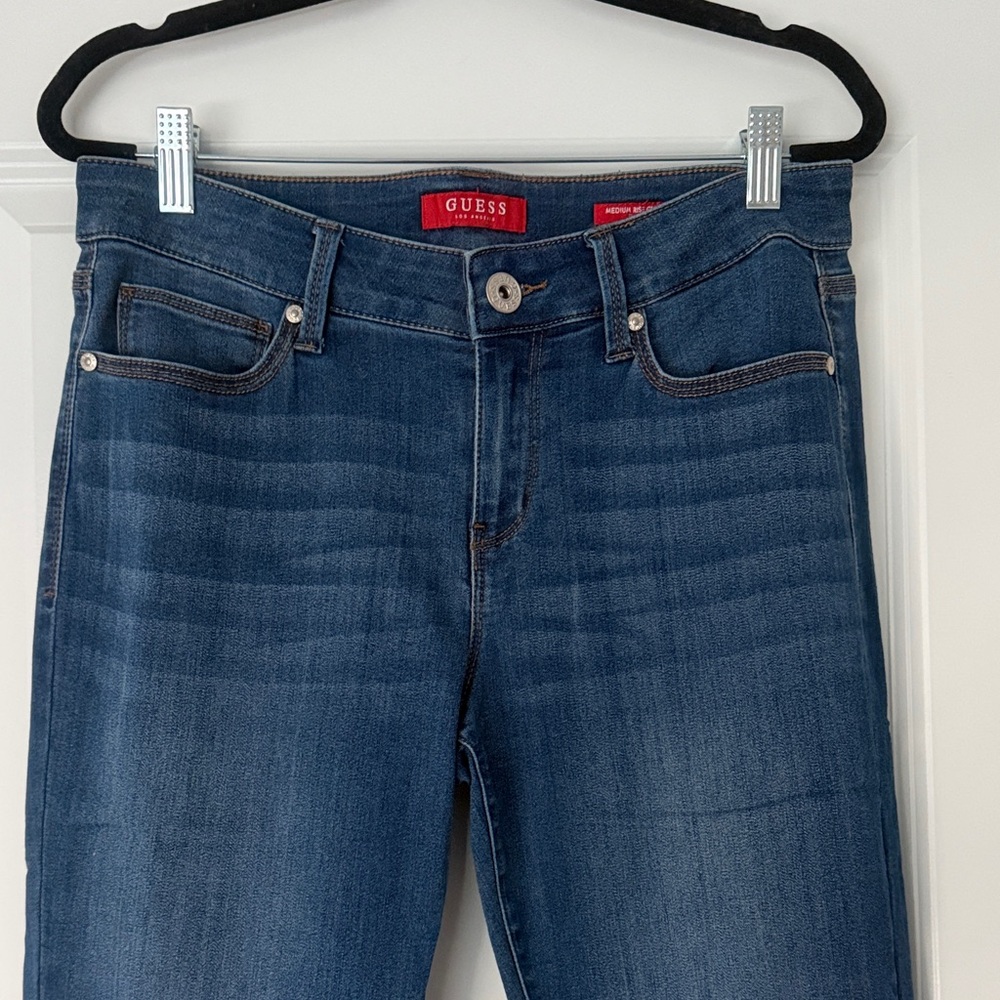 GUESS Women's Dark Blue Skinny Jeans